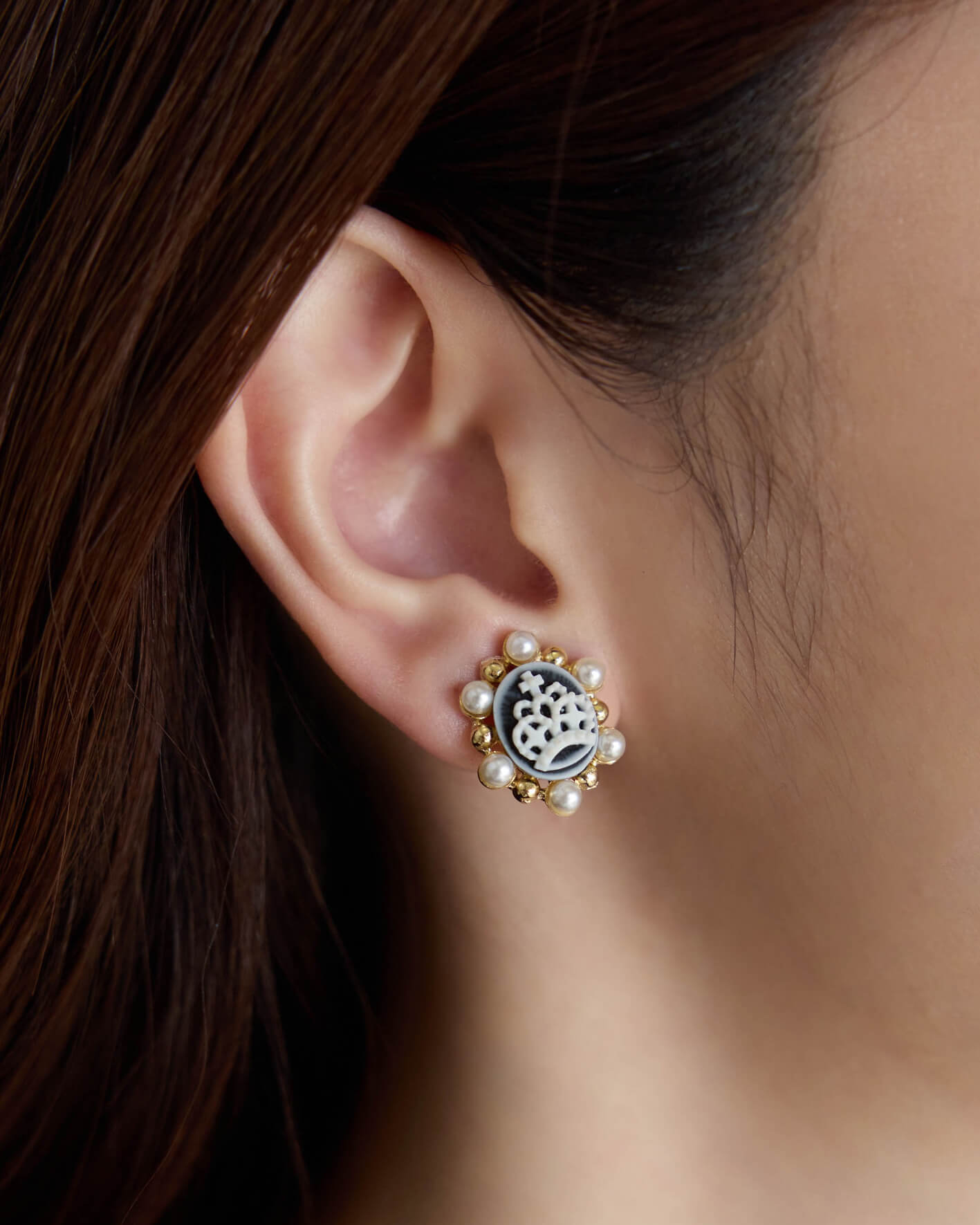 Eco安珂,韓國飾品,韓國耳環,浮雕耳環,垂墜耳環,螺旋夾耳環,可調式耳夾耳環,螺旋夾垂墜耳環