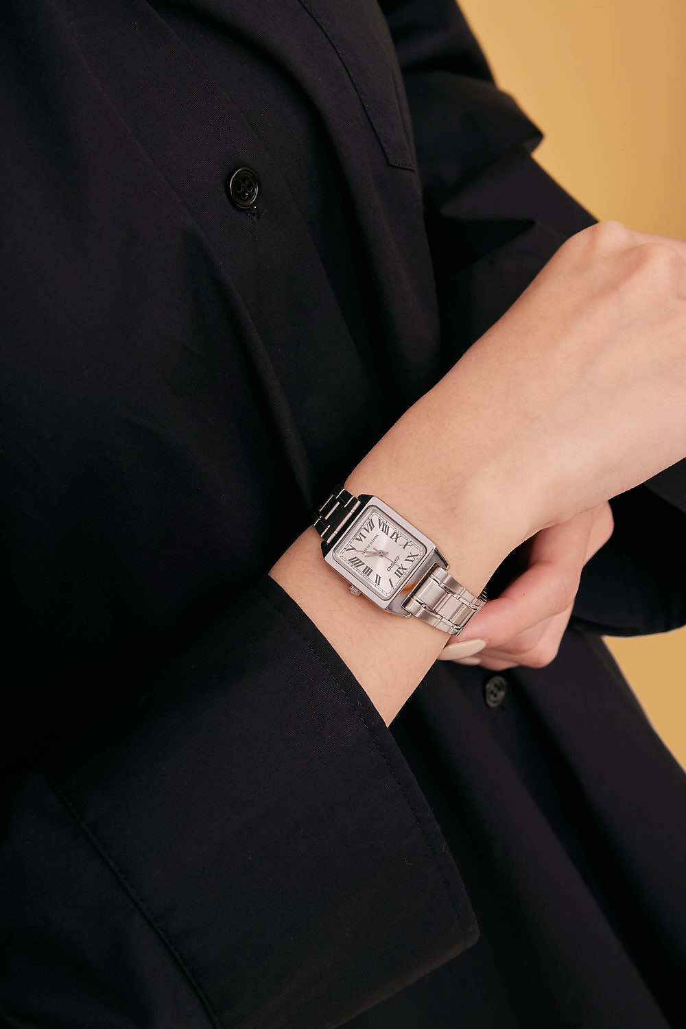 Eco安珂,韓國飾品,韓國手錶,韓國CASIO手錶,個性手錶,CASIO手錶,金屬錶帶手錶,卡西歐手錶