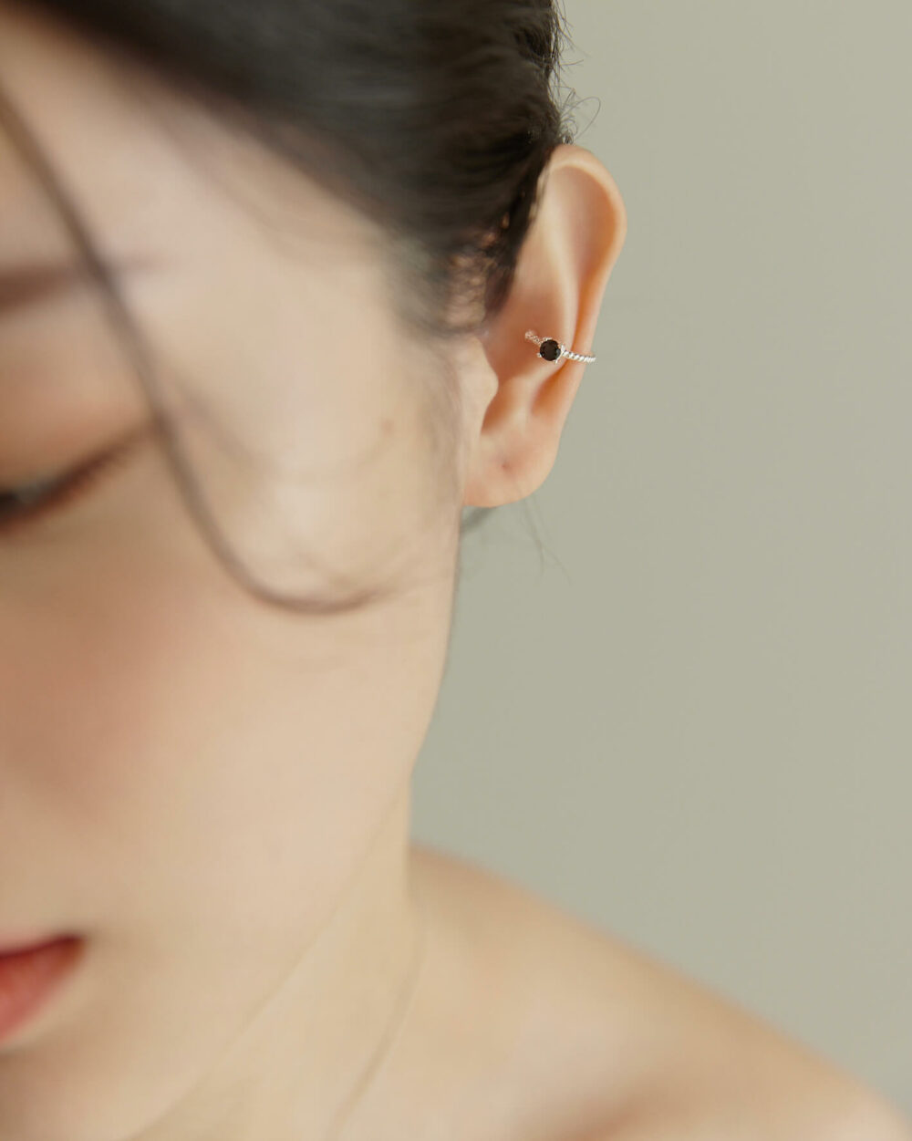 Eco安珂,韓國飾品,韓國耳環,韓國925純銀耳環,925純銀耳環,純銀耳骨夾,925純銀耳骨夾,925純銀寶石耳骨夾