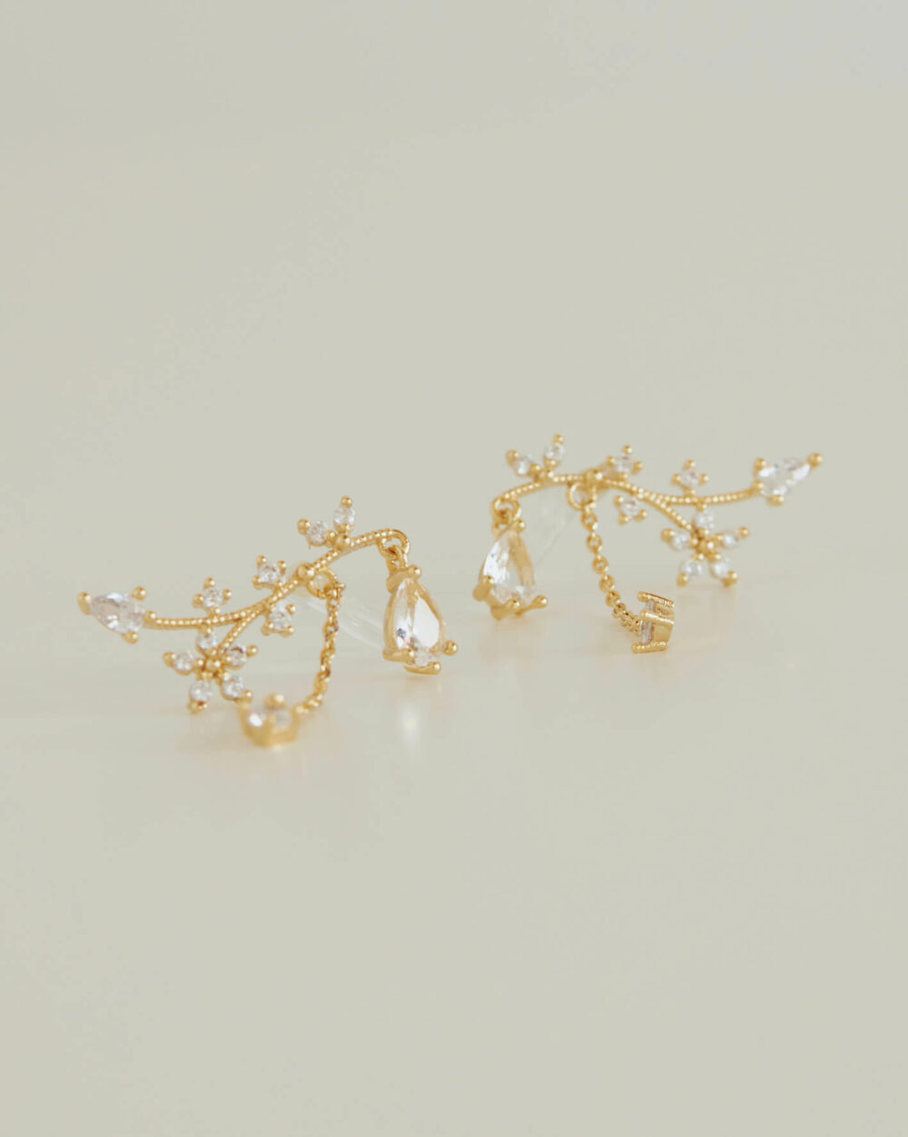 Eco安珂,韓國飾品,韓國耳環,純銀耳針耳環,矽膠夾耳環,透明耳夾耳環,垂墜透明耳夾