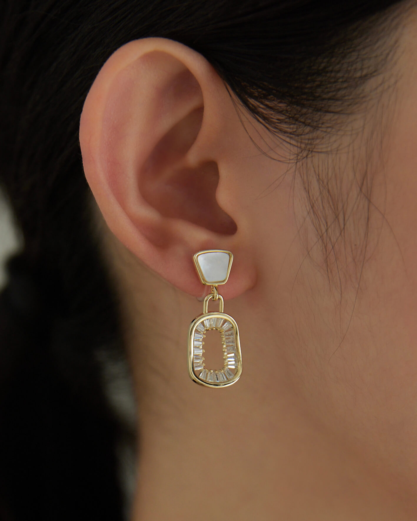Eco安珂,韓國飾品,韓國耳環,耳針式耳環,矽膠夾耳環,透明耳夾耳環,無痛耳夾耳環,華麗矽膠夾耳環