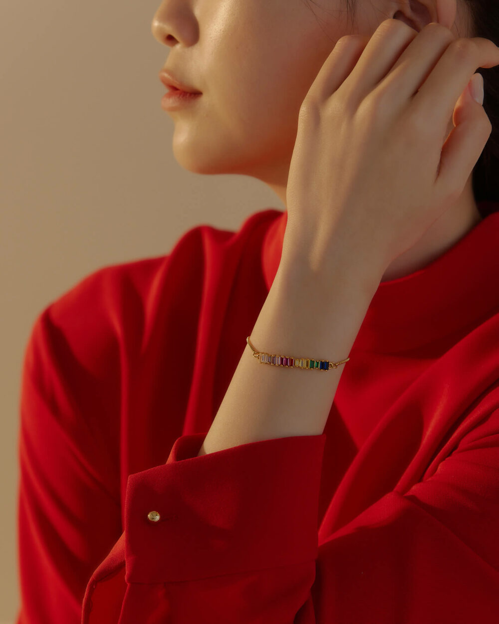 Eco安珂,韓國飾品,韓國手鏈,韓國手鍊,韓國手鍊,韓國手鏈,手鏈,手鍊,調節手鍊,排鑽手鍊,彩鑽手鍊