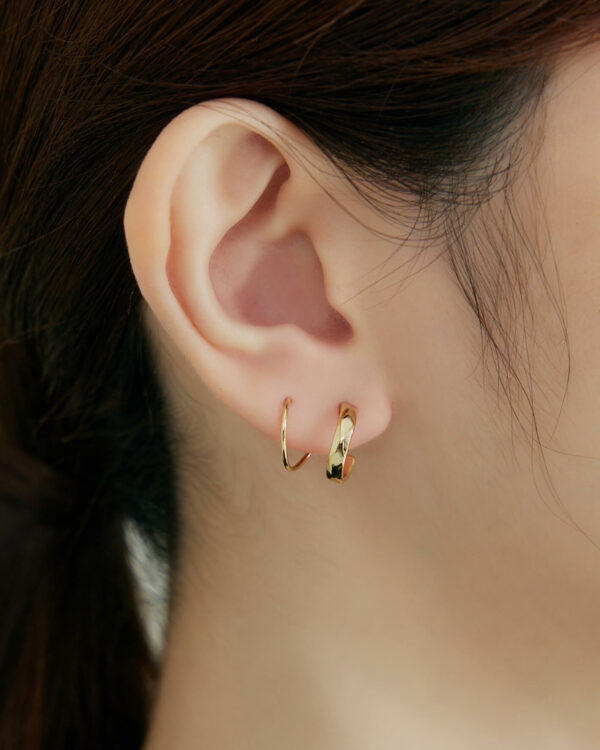 Eco安珂,韓國飾品,韓國耳環,耳針式耳環,個性耳環,旋轉耳環