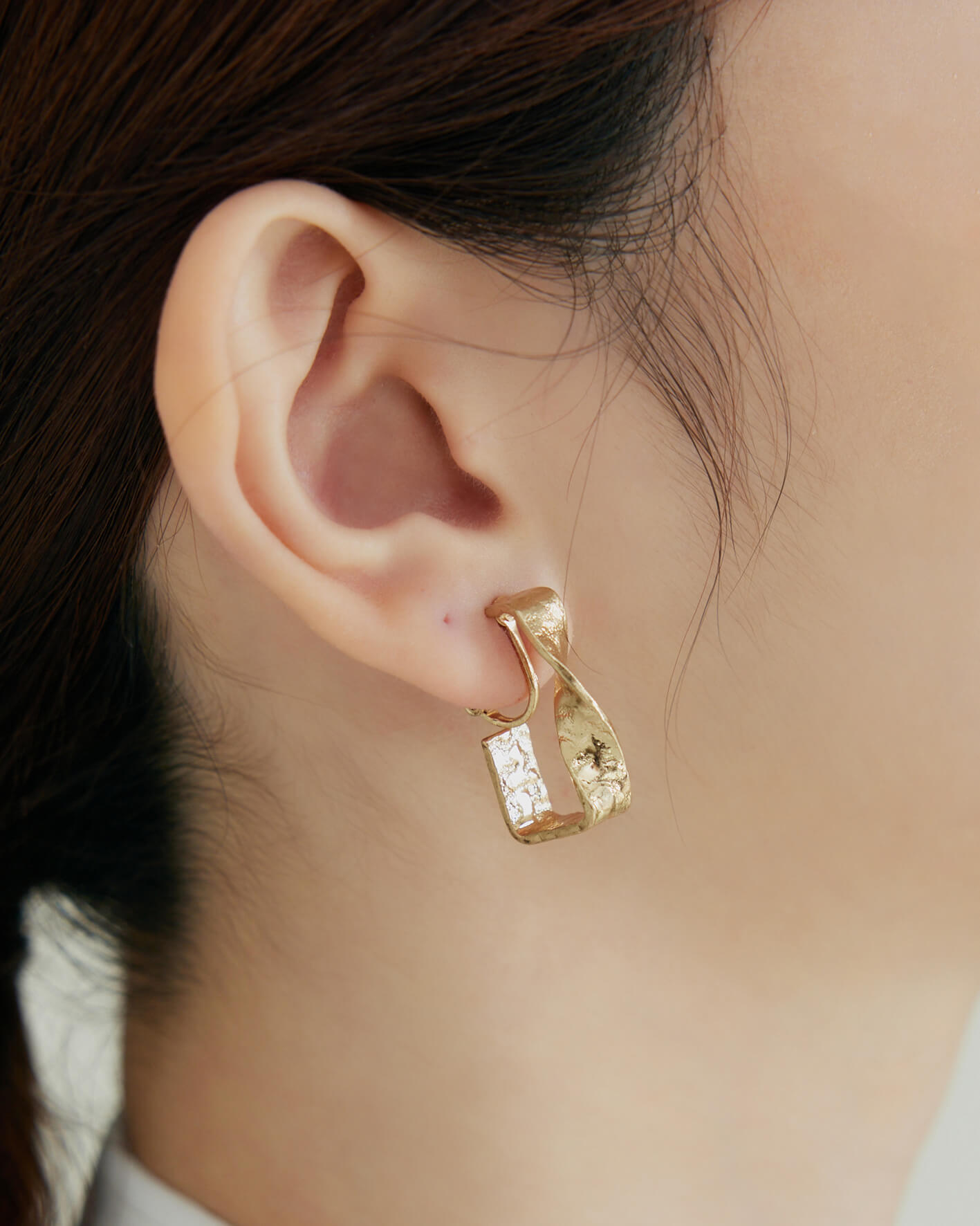 Eco安珂,韓國飾品,韓國耳環,韓國耳骨夾,垂墜耳環,螺旋夾耳環,可調式耳夾耳環,螺旋夾C圈耳環