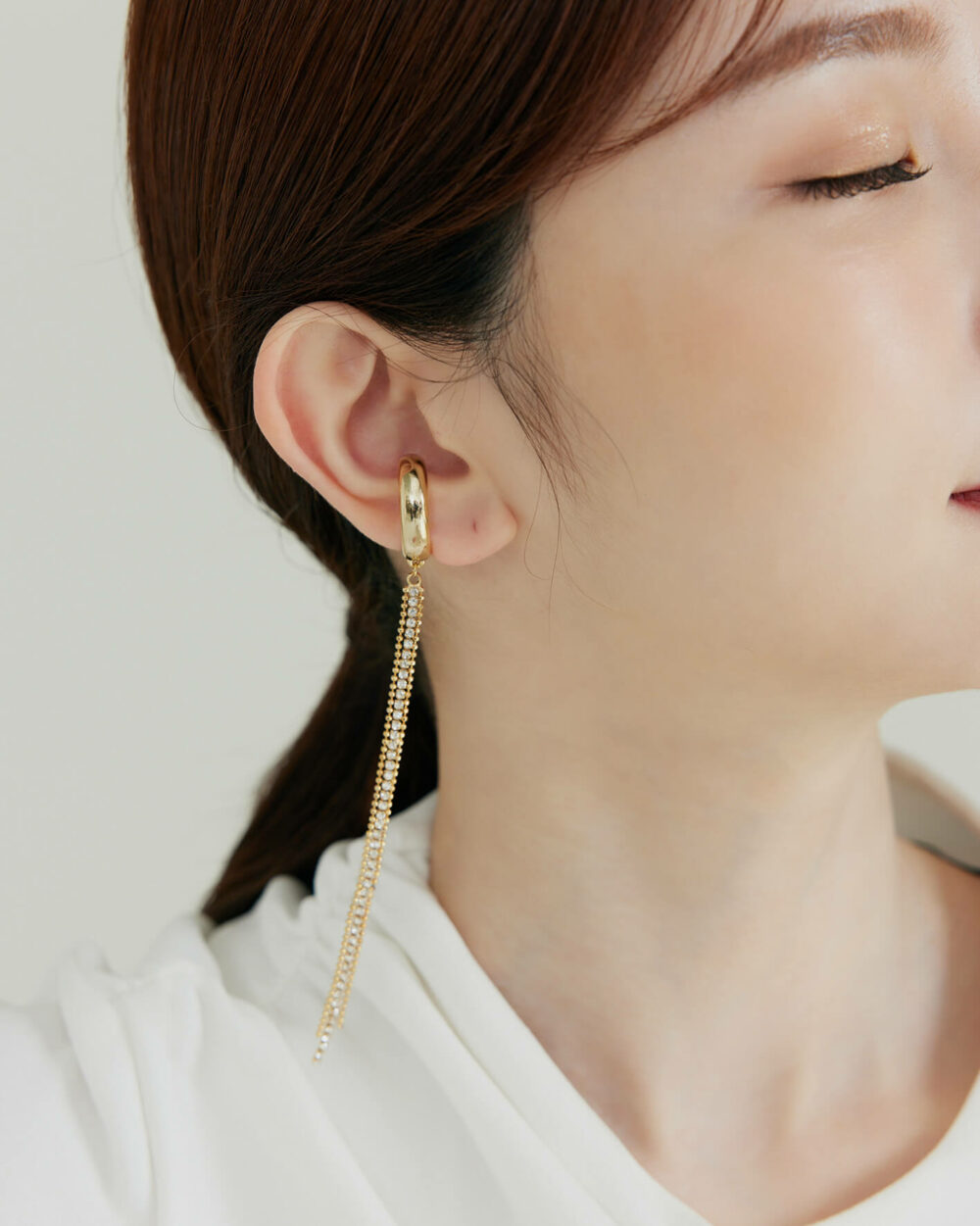 Eco安珂,韓國飾品,韓國耳環,韓國耳骨夾,韓國耳扣,耳夾式耳環,耳骨夾,耳扣,耳骨耳環,耳窩耳環,無耳洞耳環,垂墜耳骨夾