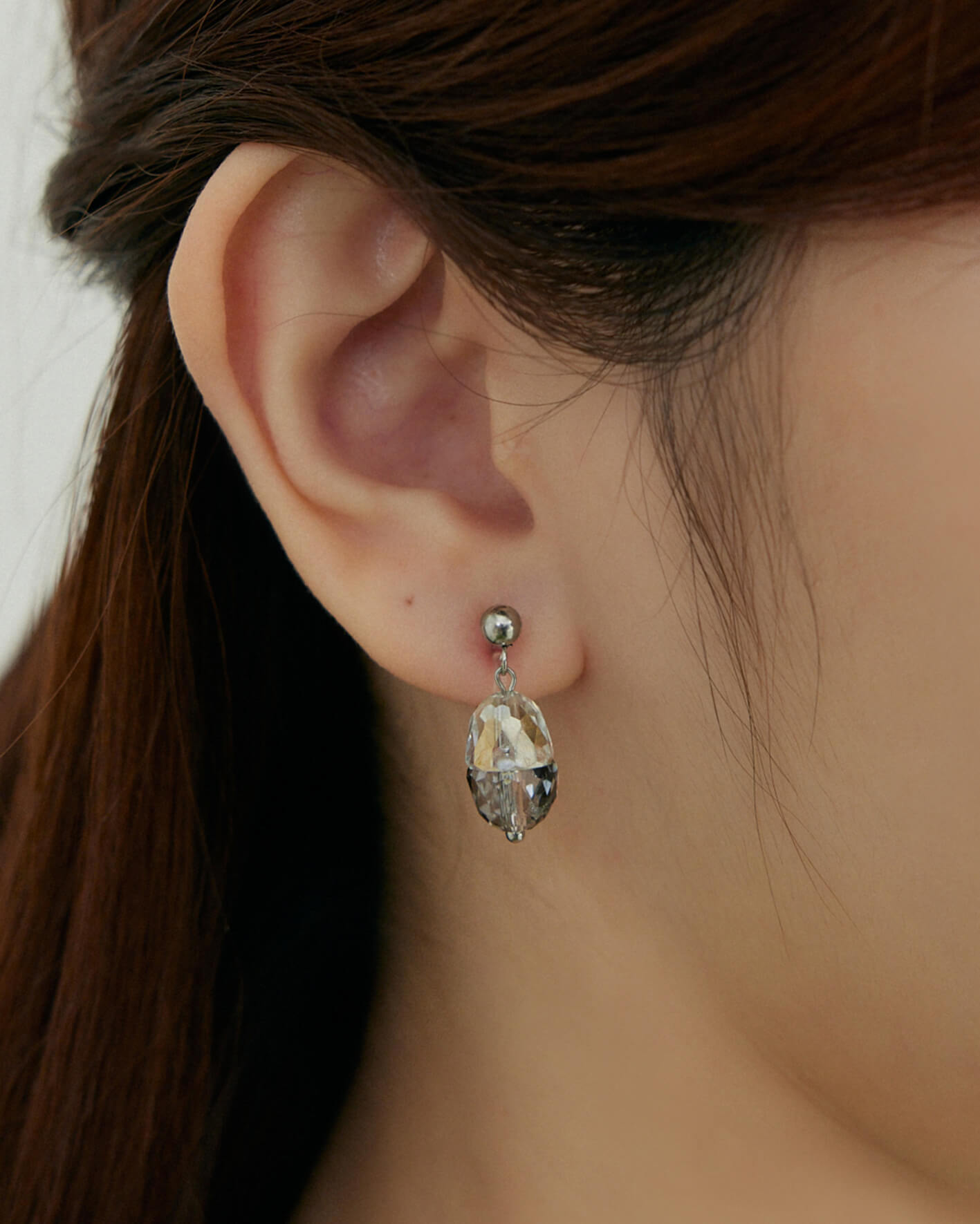 Eco安珂,韓國飾品,韓國耳環,耳針式耳環,矽膠夾耳環,透明耳夾耳環,無痛耳夾耳環,膠囊耳環