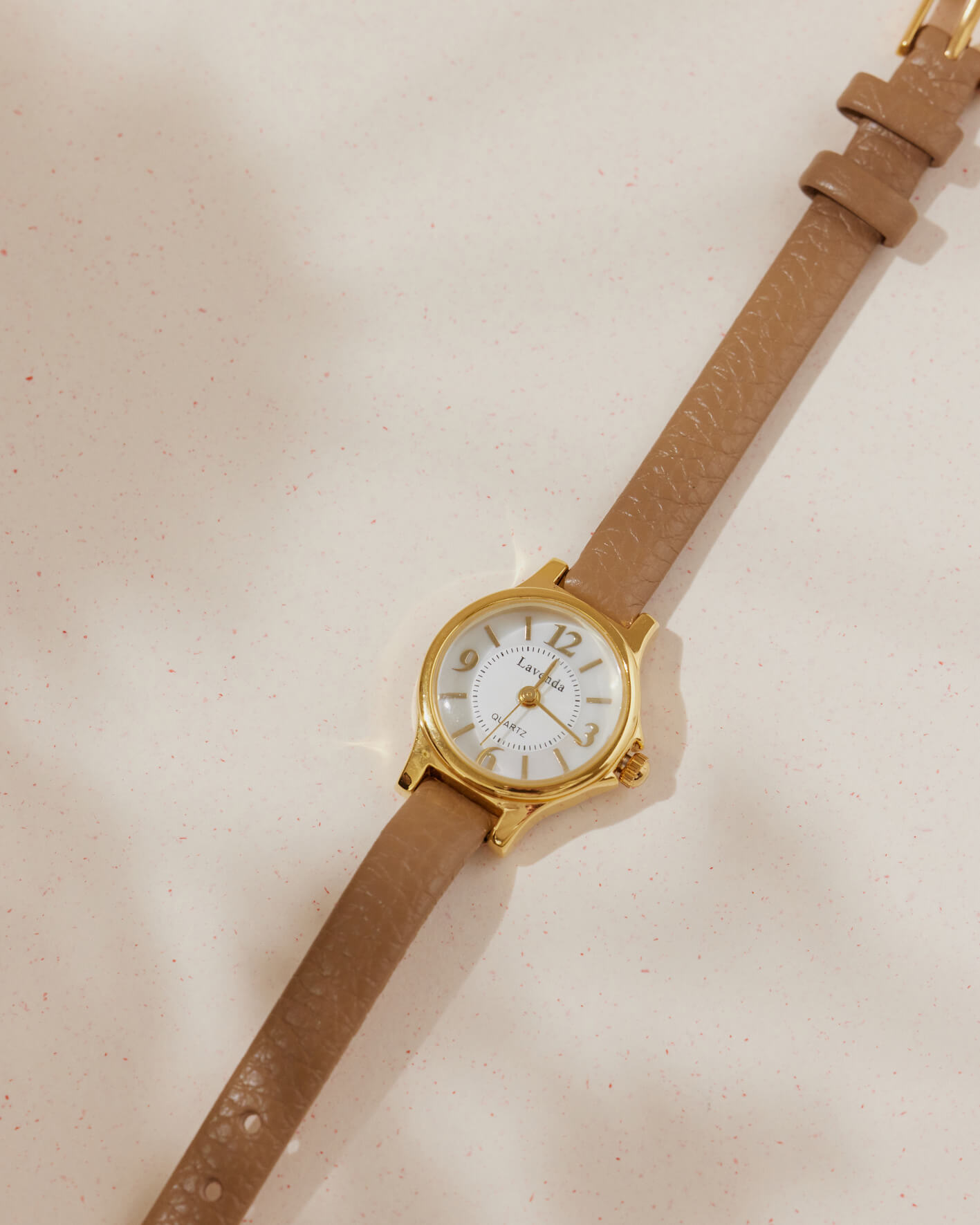 溫柔。韓國品牌LAVENDA手錶/3色 - 卡其色 聖誕送禮 · 交換禮物專區|$1000↑ · 輕奢華專區🎁|人氣熱銷 | Best seller🔥|24hr快速出貨|新品上架 | New Arrival|手環 | Bracelets|手錶