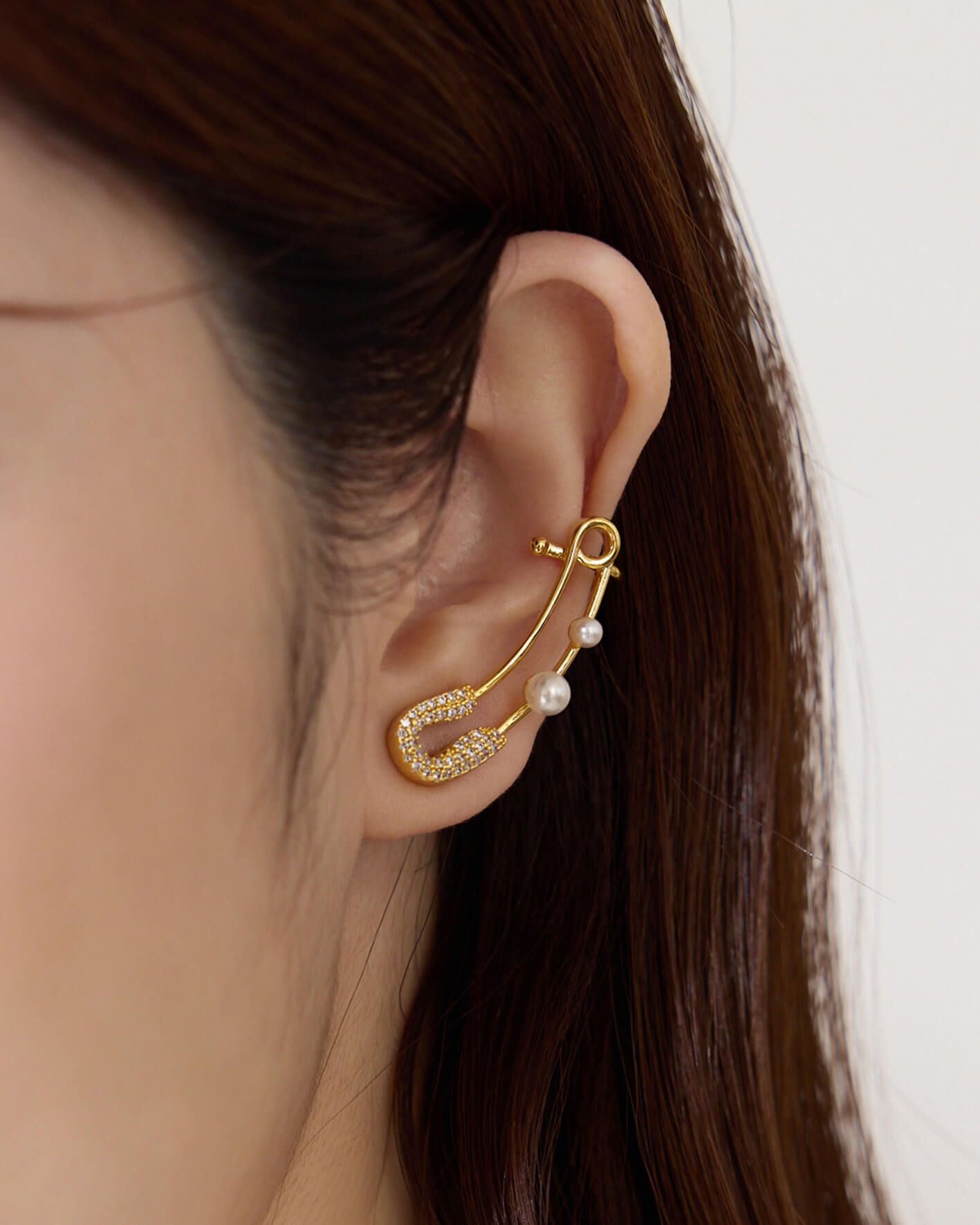 Eco安珂,韓國飾品,韓國耳環,耳針式耳環,別針耳環