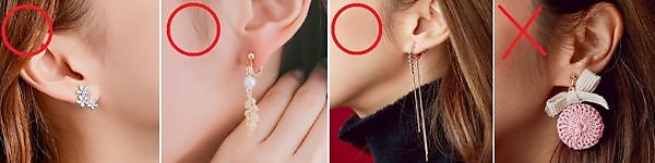 耳朵形狀,耳朵類型,耳朵類型搭配耳環,耳朵類型適合耳環,韓國耳環,夾式耳環