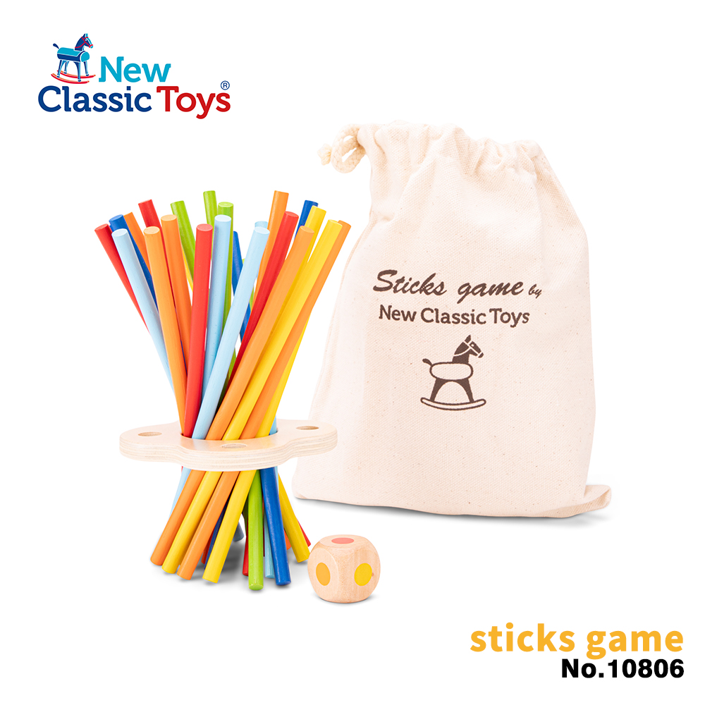 荷蘭New Classic Toys Pick Up Sticks-平衡抽抽棒遊戲-10806 學習階段|4-6歲 | 學齡前期|6歲以上 | 學齡期|品牌總覽|木製玩具 | New Classic Toys 荷蘭|幼兒成長|幼幼桌遊