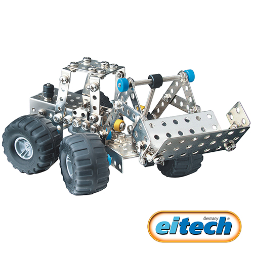 【德國eitech】益智鋼鐵玩具-2合1挖土機 C84 學習階段|6歲以上 | 學齡期|品牌總覽|益智鋼鐵 | Eitech 德國|車車系列