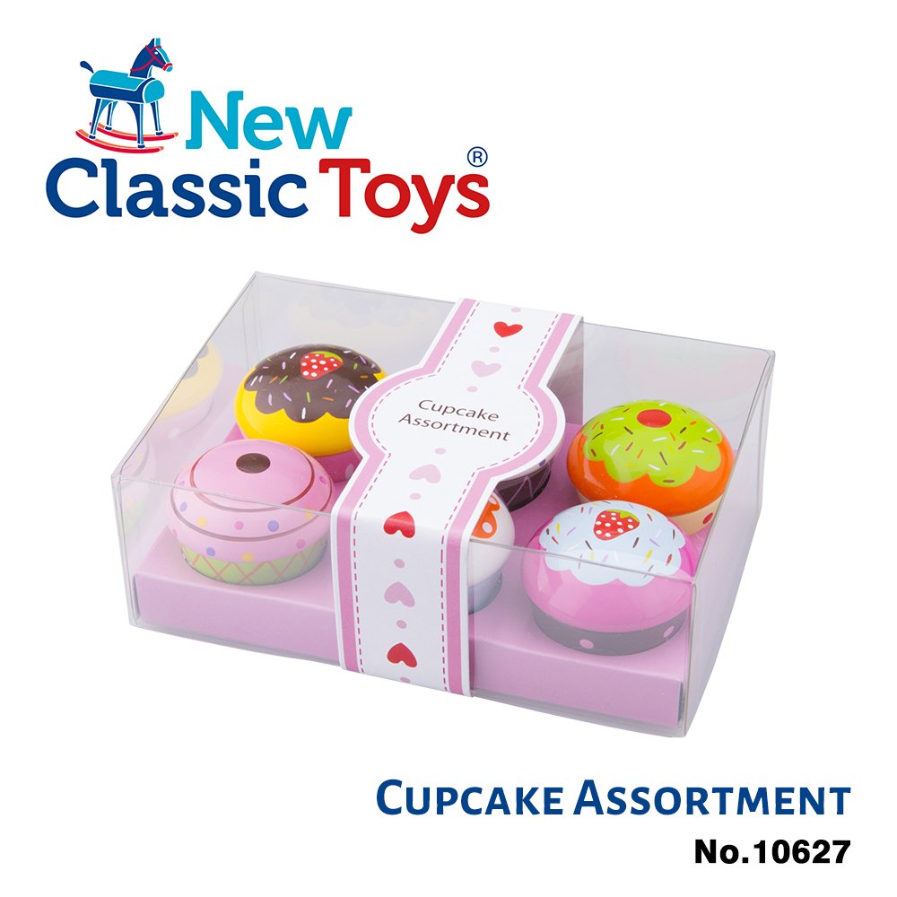 【荷蘭New Classic Toys】蜜糖甜心杯子蛋糕 - 10627 學習階段|2-4歲 | 幼兒期|品牌總覽|木製玩具 | New Classic Toys 荷蘭|餐廚系列