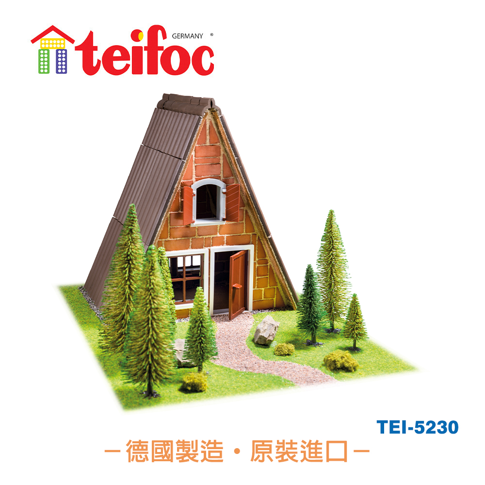 【德國teifoc】DIY益智磚塊建築玩具 經典石砌婚禮教堂-TEI5230 品牌總覽|益智磚塊 | Teifoc 德國|景觀系列
