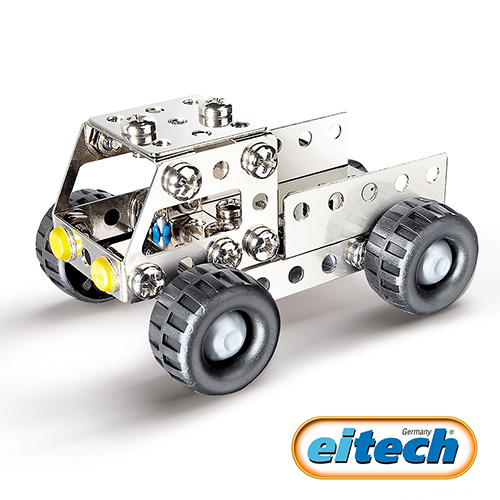 【德國eitech】益智鋼鐵玩具-迷你卡車 C58 學習階段|6歲以上 | 學齡期|品牌總覽|益智鋼鐵 | Eitech 德國|車車系列