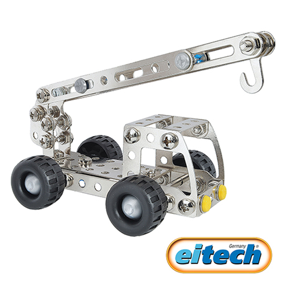 【德國eitech】益智鋼鐵玩具-迷你起重機-C69 學習階段|6歲以上 | 學齡期|品牌總覽|益智鋼鐵 | Eitech 德國|車車系列
