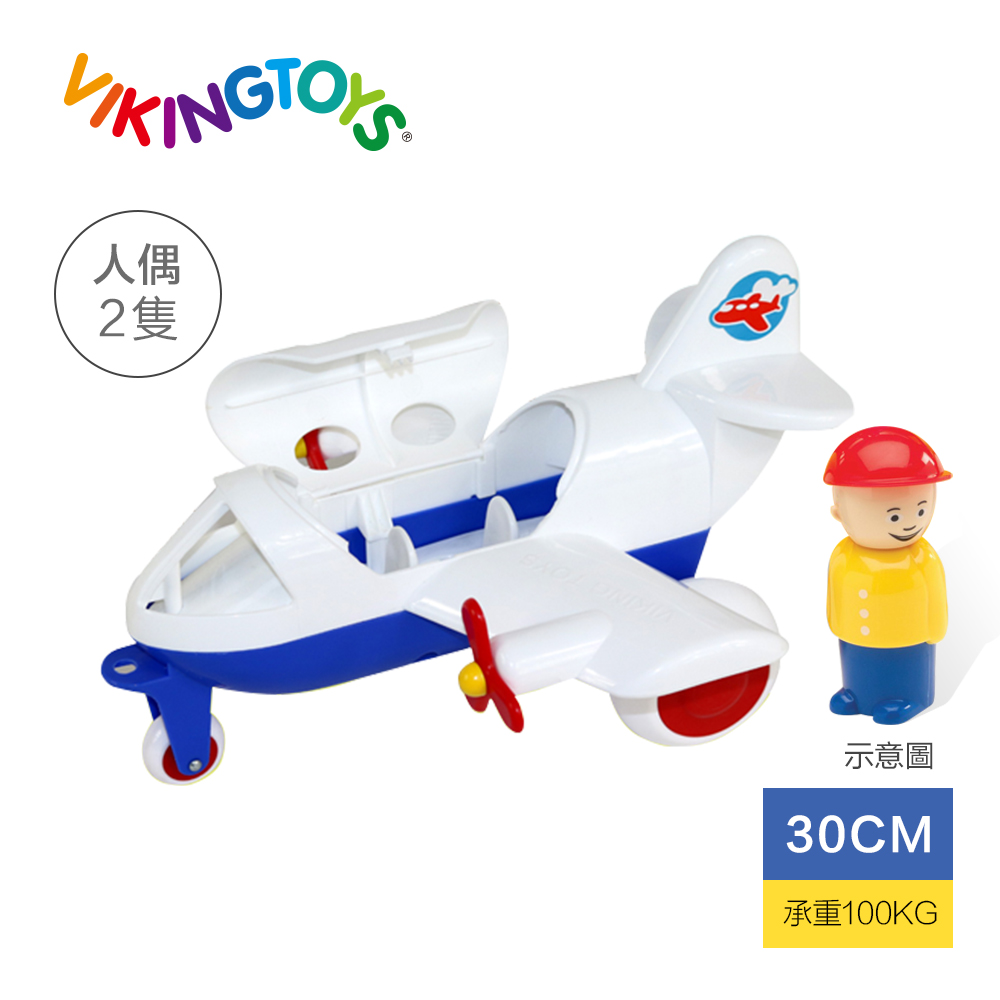【瑞典 Viking toys】 Jumbo飛行1號機-30cm 81274 品牌總覽|感統玩具 | Viking Toys 瑞典|車車系列