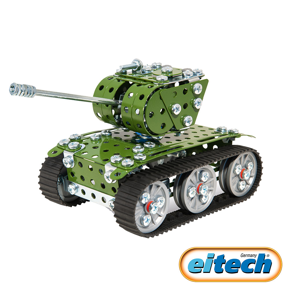 【德國eitech】益智鋼鐵玩具-裝甲坦克(綠色) C210 品牌總覽|益智鋼鐵 | Eitech 德國|車車系列