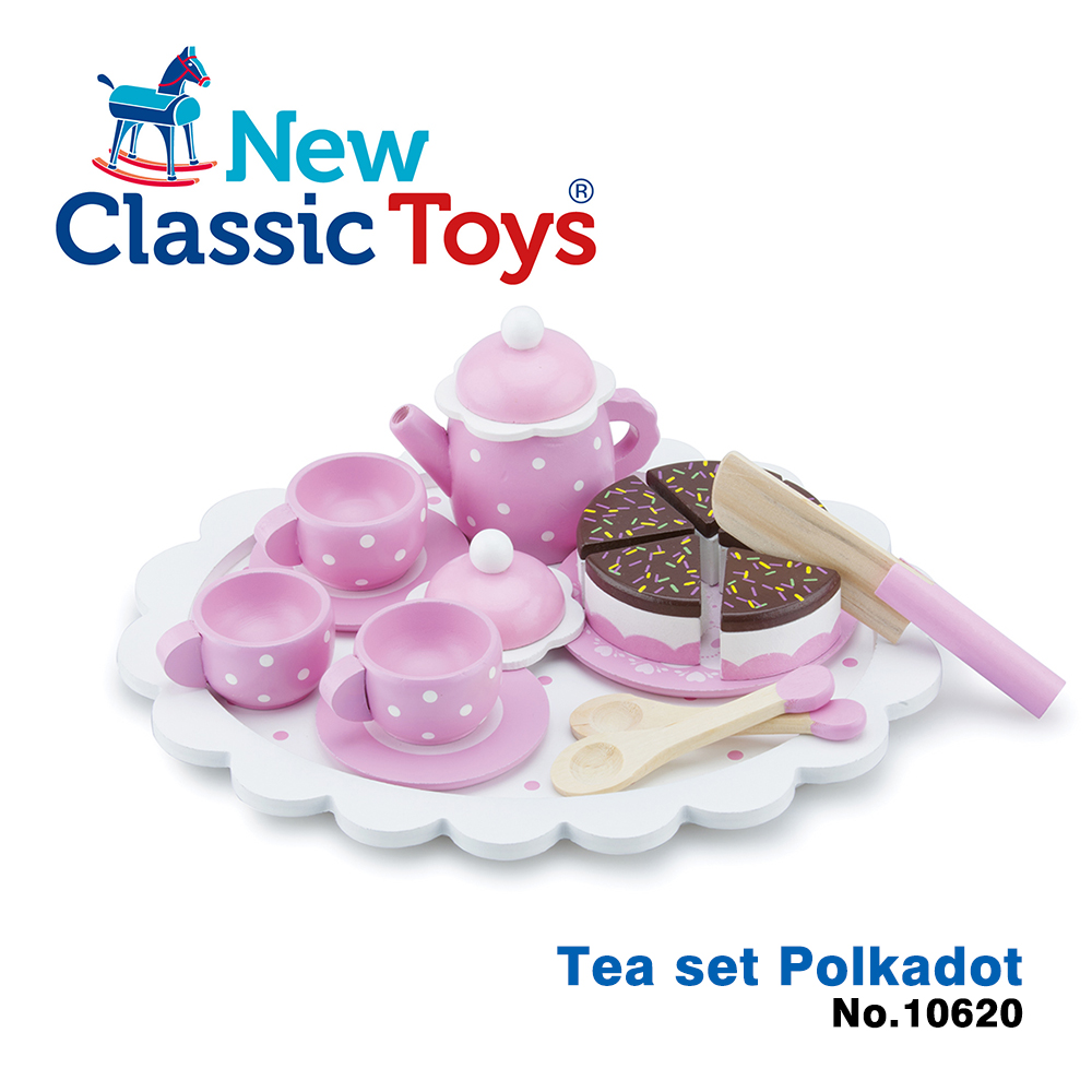 【荷蘭New Classic Toys】甜心下午茶蛋糕組-10620 品牌總覽|木製玩具 | New Classic Toys 荷蘭|餐廚系列