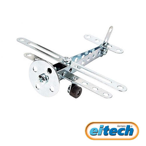 【德國eitech】益智鋼鐵玩具-迷你雙翼飛機 C53 學習階段|6歲以上 | 學齡期|品牌總覽|益智鋼鐵 | Eitech 德國|飛船系列