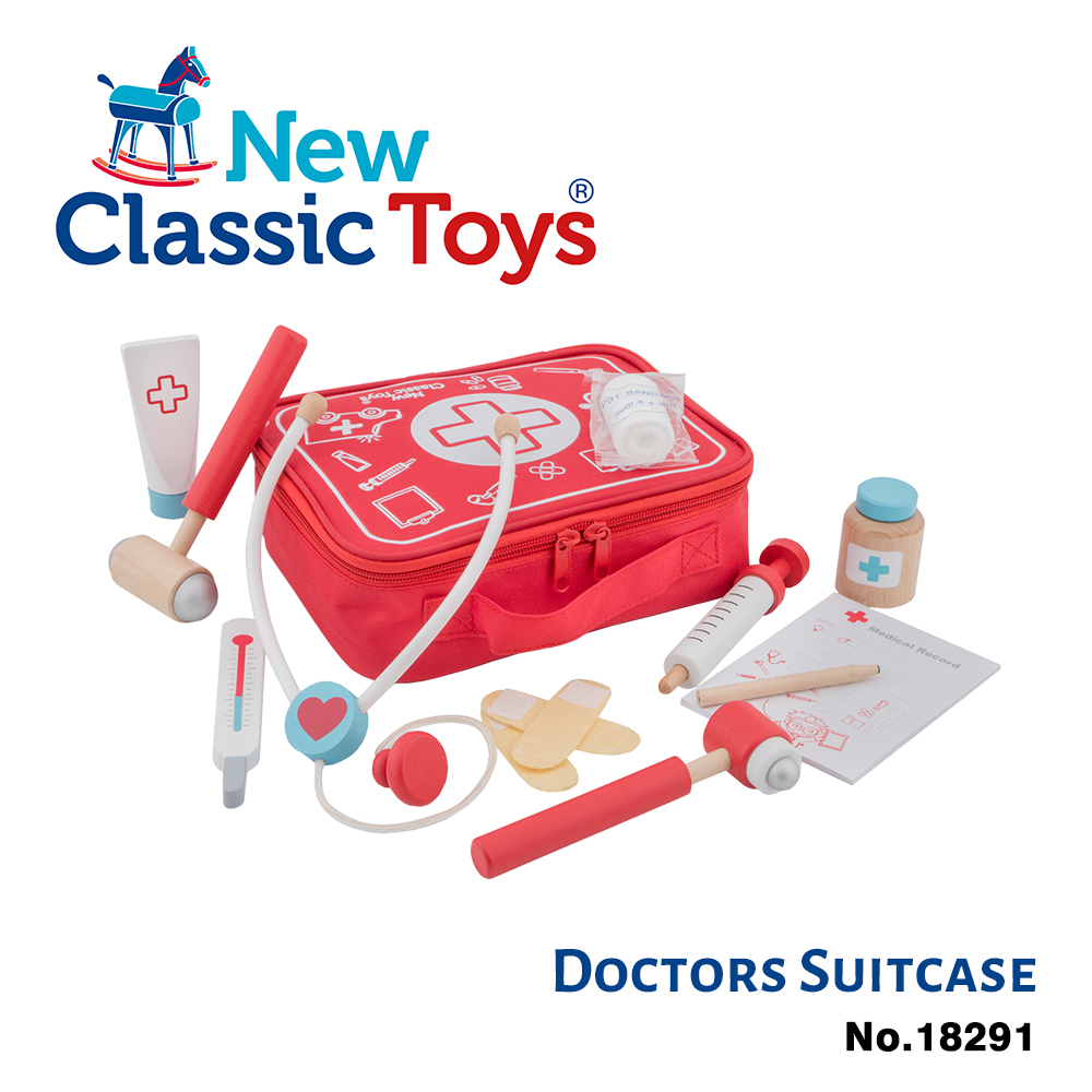 【荷蘭New Classic Toys】實習小醫生遊戲組 - 18291 學習階段|2-4歲 | 幼兒期|品牌總覽|木製玩具 | New Classic Toys 荷蘭|幼兒成長