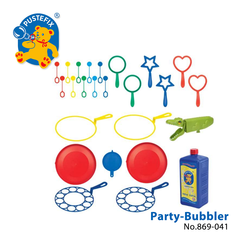【德國Pustefix】 歡樂Party派對組合包869-041 學習階段|4-6歲 | 學齡前期|品牌總覽|魔法泡泡 | Pustefix 德國