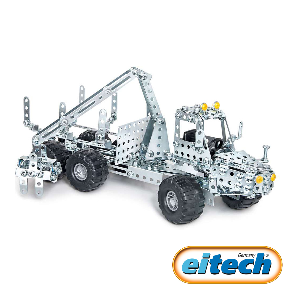 【德國eitech】益智鋼鐵玩具-2合1小型收割機-C305 