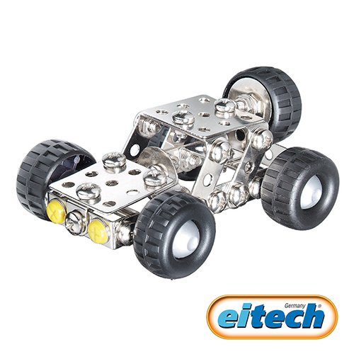 【德國eitech】益智鋼鐵玩具-迷你吉普車 C57 學習階段|6歲以上 | 學齡期|品牌總覽|益智鋼鐵 | Eitech 德國|車車系列